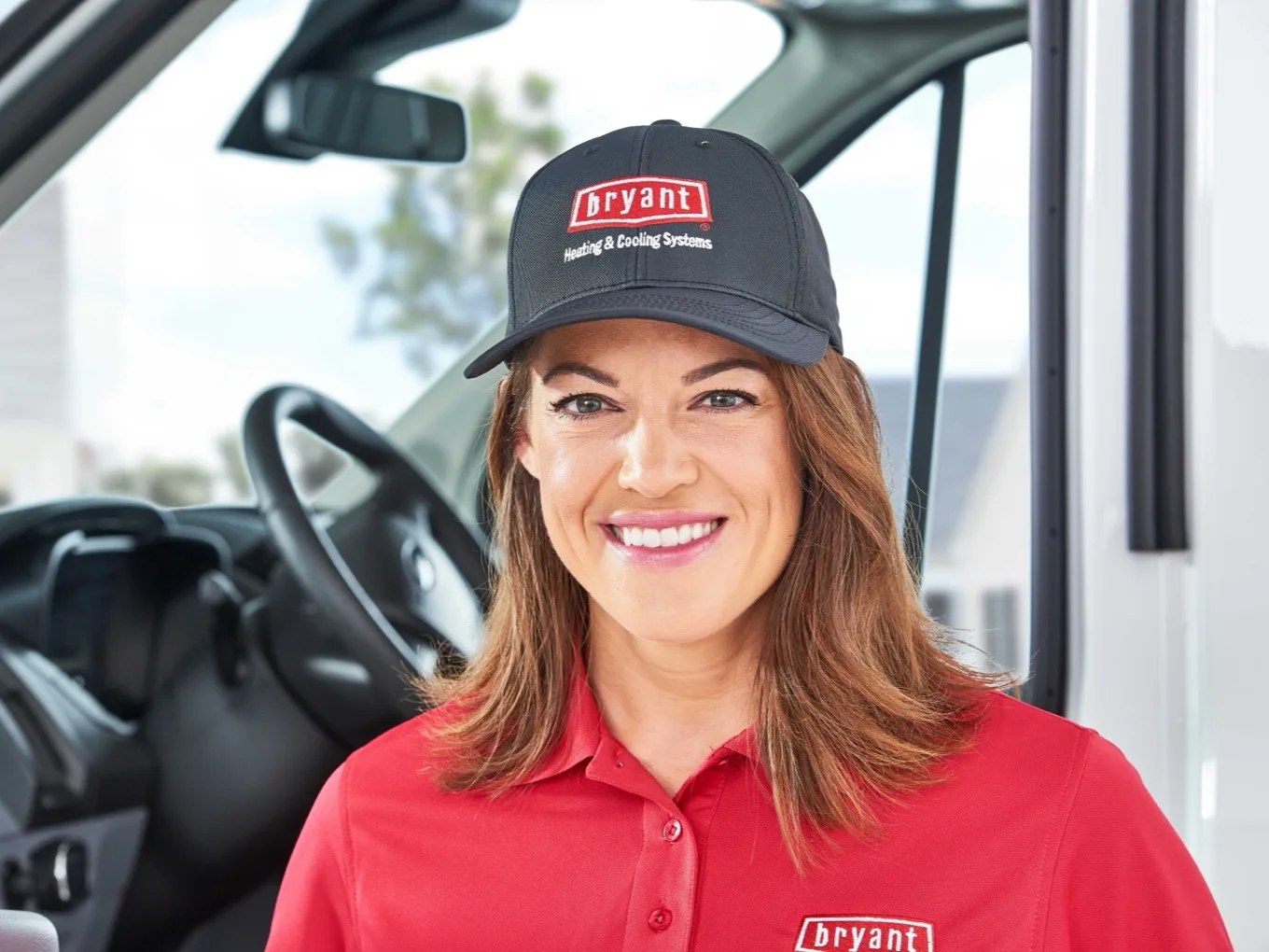 A Bryant dealer ready to roll from the service van